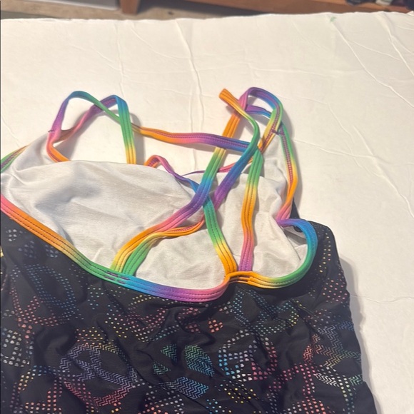 Colorful Kids One Piece Swimsuit Set - Picture 3 of 6